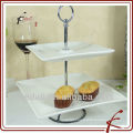 ceramic 3 tier cake stand with iron